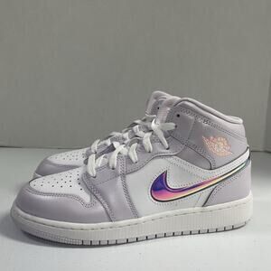 Air Jordan 1 Mid SE GS Barely Grape Atomic Pink IM4419 500 Size 5 Y Size 6.5 WMN
